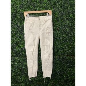 Free People White Jeans Women’s Size 26